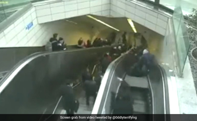 Old Video Of Man Being Swallowed By Escalator Goes Viral
