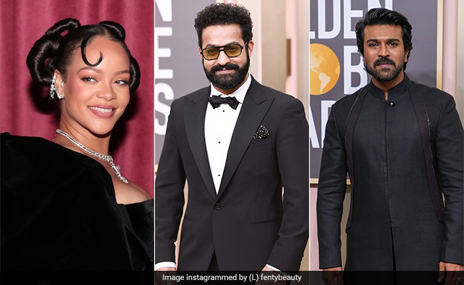 Golden Globes Awards: What Happened When Rihanna, Who Lost To <i>Naatu Naatu</i>, Stopped By The <i>RRR</i> Table