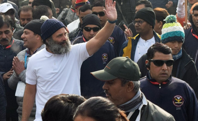 "BJP Top Brass Will Never...": Rahul Gandhi After Walkathon In Kashmir