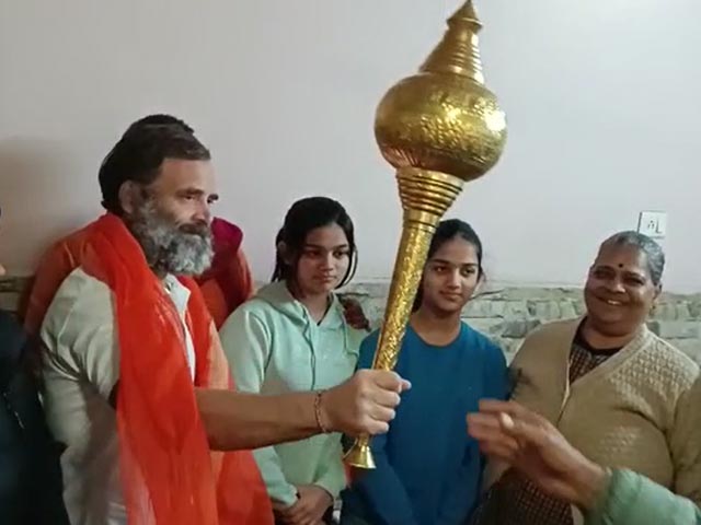 With Hanuman Temple Visit, Rahul Gandhi Resumes Yatra, Headed To UP