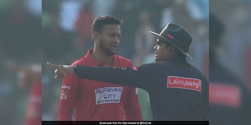 Watch: Shakib Al Hasan Confronts Umpire Again In Another Drama-Filled Bangladesh Premier League Match - Vimarsana News