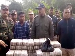 Drugs Worth Rs 40 Crore Seized From Car In Assam Drugs Worth Rs 40 Crore Seized From Car In Assam