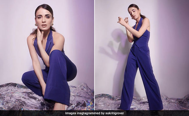 Radhika Madan's Deep Purple Waistcoat And Pant Set Is Power Dressing With A Chic Twist