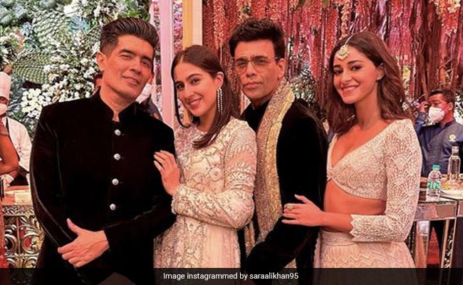 Inside Pics From Anant Ambani-Radhika Merchant's Ring Ceremony, Featuring Sara Ali Khan And Ananya Panday