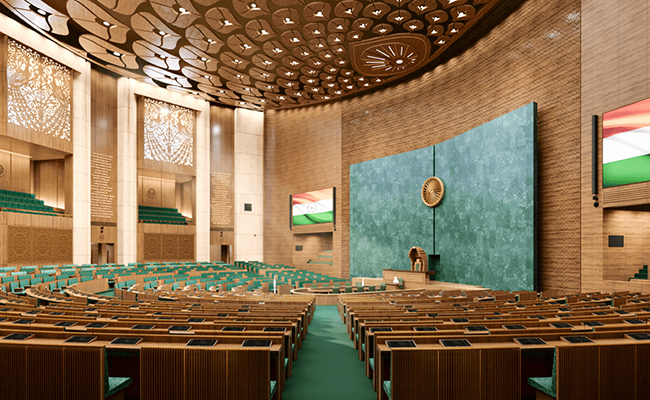 Latest Pics: Here's How New Parliament Building Looks From Inside