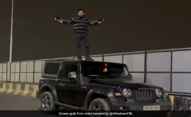 Video: Man Performs Dangerous Stunts On Highway, Lucknow Police Takes Action