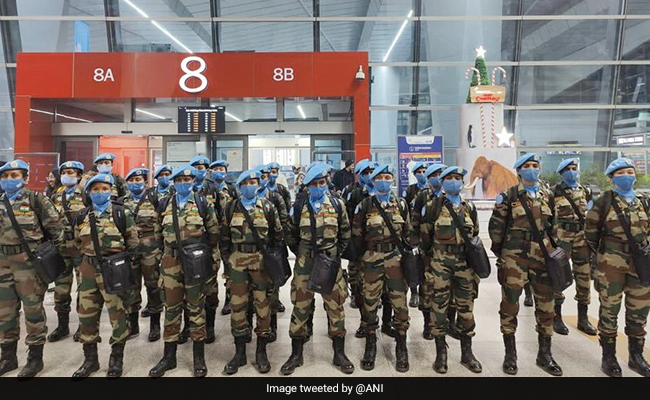 India Deploys Its "Largest Single Unit Of Women Peacekeepers In UN Mission"