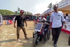 Kerala Man Begins Journey From Kanyakumari To Siachen In A Wheelchair Kerala Man Begins Journey From Kanyakumari To Siachen In A Wheelchair
