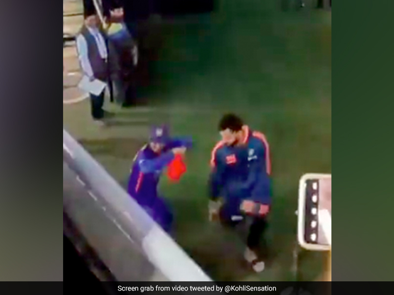 Watch: Virat Kohli, Ishan Kishan Enthral Eden Gardens Crowd With Their Dance Moves