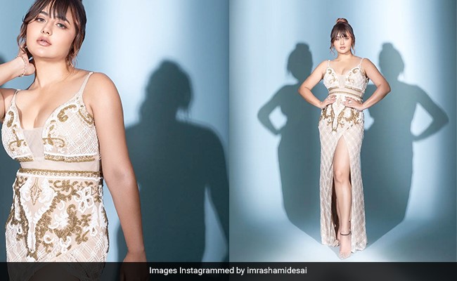 रश्मि देसाई का एम्बेलिश्ड गाउन, हर ओकेजन के लिए है परफेक्ट