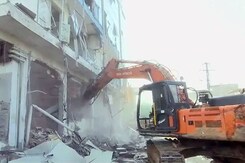 Coaching Centre Allegedly Involved In Rajasthan Paper Leak Case Demolished Coaching Centre Allegedly Involved In Rajasthan Paper Leak Case Demolished