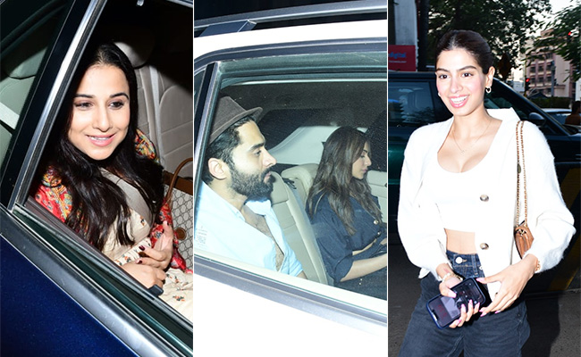 Pics: Vidya Balan, Khushi And Shanaya Kapoor, Rakul-Jackky At <i>Kuttey</i> Screening