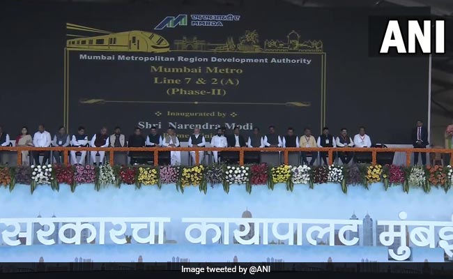 PM Modi Launches 2 New Metro Lines In Mumbai, Other Projects