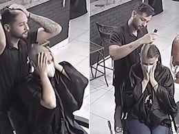 Emotional Video Shows Barber Shaving Off His Hair To Support Woman Battling Cancer Emotional Video Shows Barber Shaving Off His Hair To Support Woman Battling Cancer