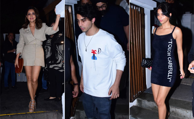 Pics: Gauri, Aryan, Suhana Khan, Rani Mukerji And Others At Kajal Anand's Starry Party