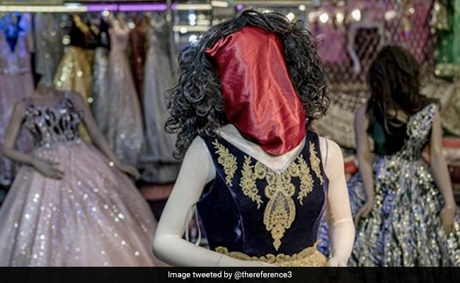 Watch: Mannequins In Kabul, Hooded And Masked Under Taliban Rule