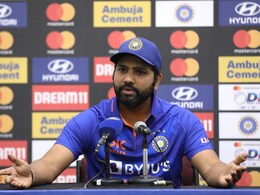 Rohit Sharma Takes Aim At Broadcaster Over "First ODI Hundred In 3 Years" Stat
