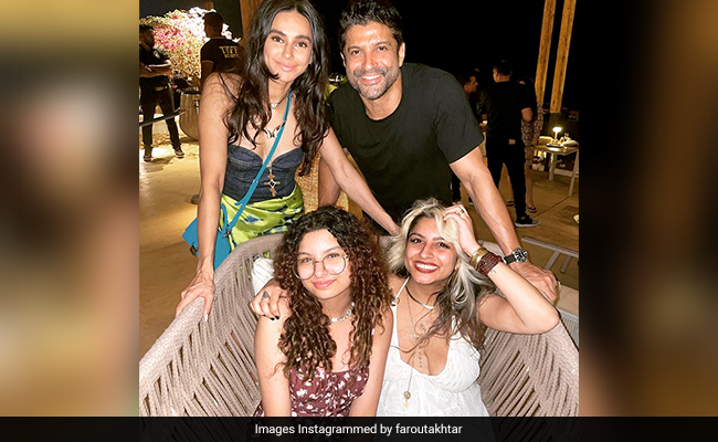Farhan Akhtar's Pic With Wife Shibani Dandekar And Daughters Shakya, Akira Is Everything