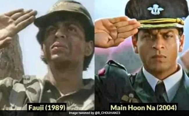 तस्वीर के ज़रिए शाहरुख के फैन ने 'फौजी' से लेकर 'पठान' तक की यात्रा दिखाई, SRK हुए भावुक