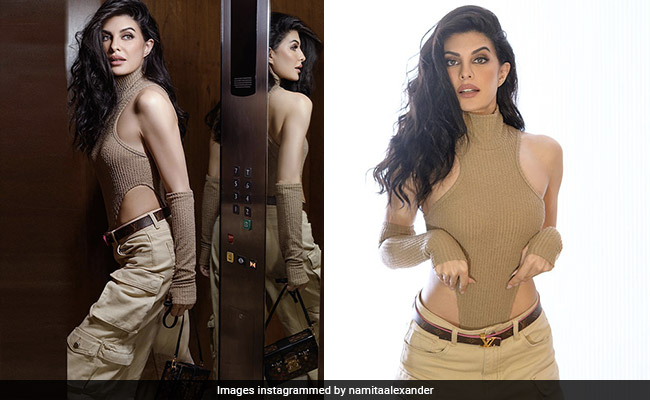 We Didn't Think We Needed Jacqueline Fernandez's Bodysuit With Cargo Pants Up Until Now