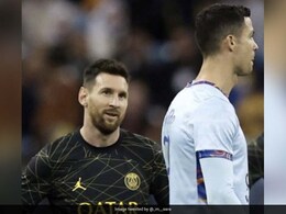"The Way Lionel Messi Looks At Cristiano Ronaldo": Viral Videos Break Internet As GOATs Meet Again "The Way Lionel Messi Looks At Cristiano Ronaldo": Viral Videos Break Internet As GOATs Meet Again
