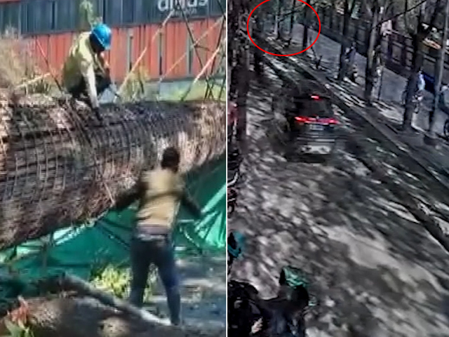 On CCTV, Bengaluru Metro Pillar Comes Crashing Down; Woman, Son Dead