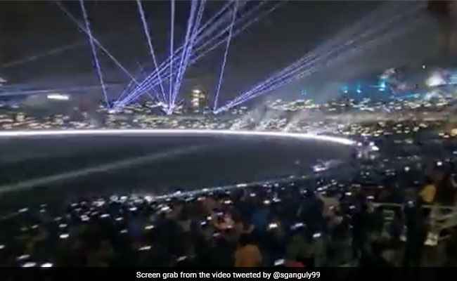 VIDEO: टीम इंडिया की जीत के बाद ईडेन गार्डन में हुआ शानदार लेजर शो का आयोजन, दर्शक हुए मंत्रमुग्ध