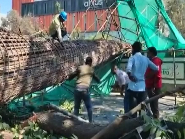 Woman, Son Die As Metro Pillar Collapses On Them In Bengaluru