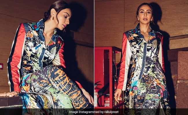 Rakul Preet Singh's Colourful Co-Ord Set Adds All The Stylish Colours To Our Midweek Blues