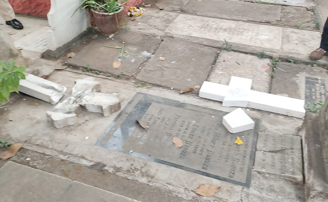 Mumbai Man, 22, Arrested For Vandalising Cross In Mumbai Church's Cemetry
