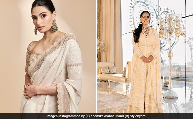 From Athiya Shetty To Isha Ambani, These Celebrities Are Making Ivory The Trendiest Hue For The Wedding Season