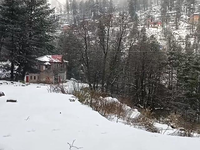 Tourists Enjoy Snowfall In Jammu And Kashmir