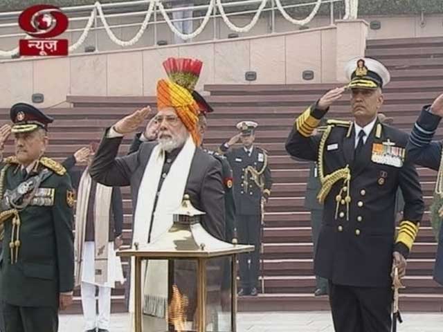 PM's Homage To Heroes At National War Memorial