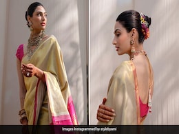Athiya Shetty Is The Most Stunning South Indian Bride In A Pink And Gold <i>Saree</i> Athiya Shetty Is The Most Stunning South Indian Bride In A Pink And Gold <i>Saree</i>