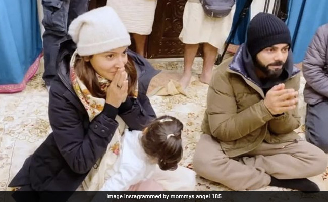 Anushka Sharma, Virat Kohli And Daughter Vamika's Vrindavan Diaries