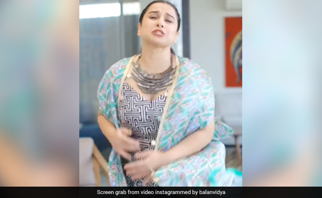 Chaos और ड्रामा के बीच कैमरे पर आते ही बदला विद्या बालन का 'मूड', Reel देखकर फैंस बोले- 'आप कैमरे के सामने...'