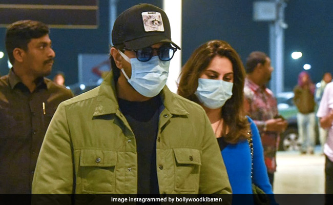 Ram Charan And Wife Upasana Fly To Los Angeles For Golden Globes