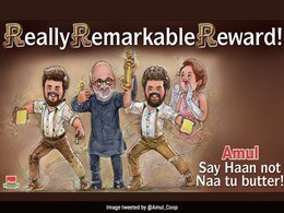 अवार्ड जीतने के बाद अमूल कंपनी ने ख़ास अंदाज़ में RRR फिल्म को दी बधाई, लिखा- बहुत शानदार अवार्ड जीतने के बाद अमूल कंपनी ने ख़ास अंदाज़ में RRR फिल्म को दी बधाई, लिखा- बहुत शानदार