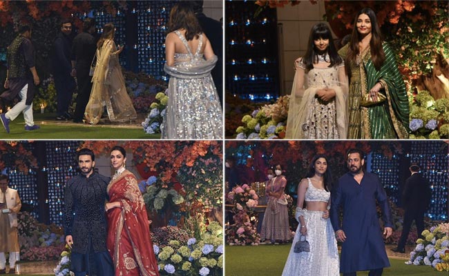 At Anant Ambani-Radhika Merchant's Party: Shah Rukh Khan, Salman, Aishwarya-Aaradhya, Deepika-Ranveer