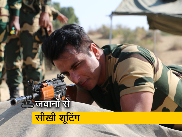 जय जवान: सोनू सूद ने फायरिंग रेंज में बिताया समय, शूटिंग में आज़माया हाथ