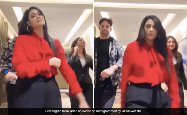 Watch: Shweta Tiwari And Vikaas Kalantri Groove To <i>'Jhoome Jo Pathaan'</i>, Fans Shower Love
