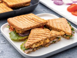 How To Make Mumbai-Style Grilled Sandwich For Breakfast - Recipe Video Inside