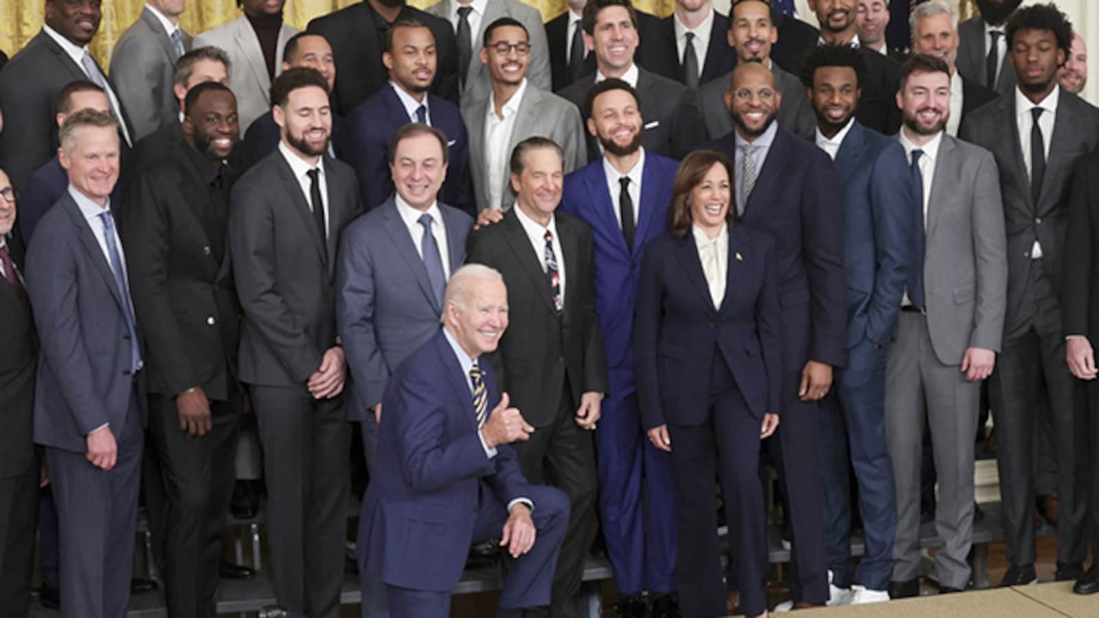 "I'm Not Doing That": Kamala Harris Refuses To Take knee With Biden For ...
