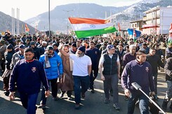 Row Over Rahul Gandhi's Security At Congress Yatra In Jammu And Kashmir Row Over Rahul Gandhi's Security At Congress Yatra In Jammu And Kashmir