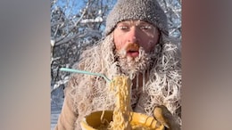 Watch: Man Tries To Eat Ramen In Extreme Cold; What Happens Next Surprises Internet