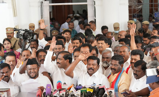 DMK, Its Allies Walk Out Of Assembly Over Tamil Nadu Governor's Remark