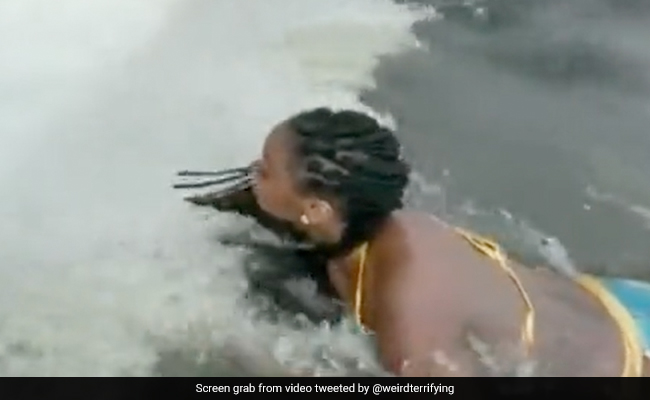 Video Of A Woman Leaning Over Edge Of 360 Feet High Victoria Falls Goes Viral