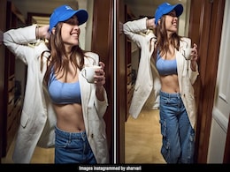 Weekday Blues Get A Sporty Touch With Sharvari Wagh's Blazer Over A Sports Bra, Cap And Jeans Weekday Blues Get A Sporty Touch With Sharvari Wagh's Blazer Over A Sports Bra, Cap And Jeans