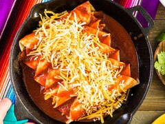 Sweet Potato And Black Bean Enchiladas