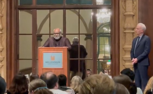 MM Keeravani Calls John Williams 'Inspiration' In His Acceptance Speech At LAFCA